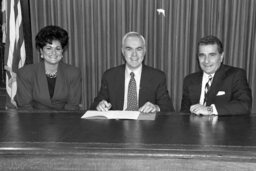 Bill Signing in the Governor's Reception Room, Guests, Members