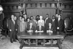 Bill Signing in the Governor's Reception Room, Guests, Members, Senate Members