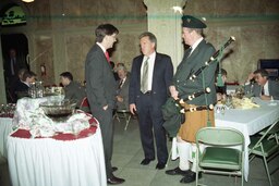 Speaker's Portrait Ceremony Reception, Bagpipe Player, Members, Ryan Office Building