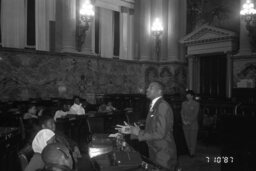 Visitors to the House Floor, Members, Students