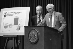 Press Conference on Crime Rates, Capitol Media Center, Members, Poster