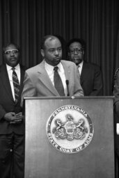 Press Conference by the Black Caucus, Capitol Media Center, Members