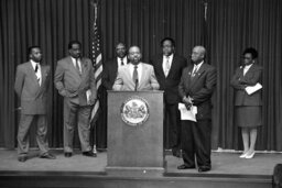 Press Conference by the Black Caucus, Capitol Media Center, Members