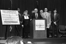Press Conference on Riverboat Gambling, Capitol Media Center, Members, Poster