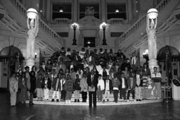 Group Photo in Main Rotunda, Members, Students