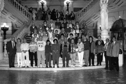 Group Photo in Main Rotunda (DeLuca), Members, Senior Citizens