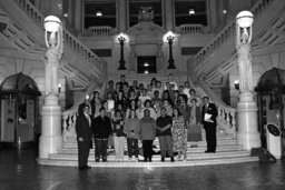 Group Photo in Main Rotunda (Rooney), Members, Senate Members, Students