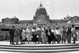 Group Photo, Visually Impaired Visitors at the Capitol, East Wing Concourse, Members