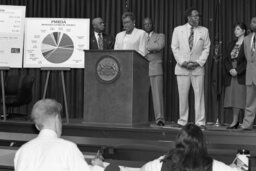 News Conference on the PA Minority Business Development Authority, Capitol Media Center, Members, Participants, Poster