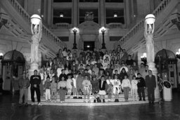 Group Photo in Main Rotunda (Gordner), Members, Students