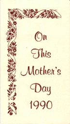 A special Mother's Day card