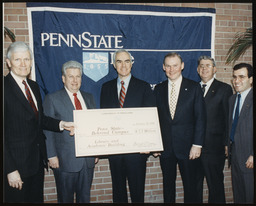 Check Presentation to Pennsylvania State University Behrend Campus Library and Academic Building
