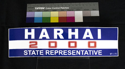 Bumper Sticker, Harhai 2000, State Representative