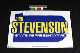 Campaign Poster, Dick Stevenson State Representative