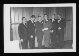 Rep. James L. Wright Jr. with other Members holding House Bill 1798