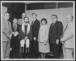 Rep. James L. Wright, Jr. and Rep. Edward F. Burns, Jr. with Congressman Peter H. Kostmayer