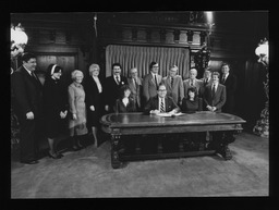 NEEDay '84 Proclamation Signing, Governor's Reception Room