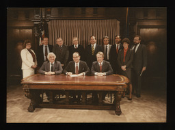 Senate Bill 417, Bill Signing regarding Low-Level Radioactive Waste and Transportation