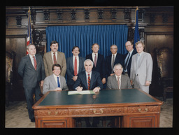 Bill Signing, Governor's Reception Room