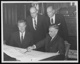 Meetings and Bill Signings, Stream Improvement Project, 1967.