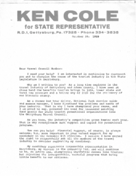 Campaign Letter