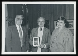 Receiving an award