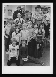 Rep. James B. Kelly group photograph with students