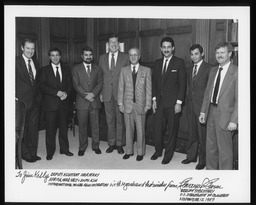 Former Rep. James B. Kelly with Deputy Secretary of Commerce Clarence Brown