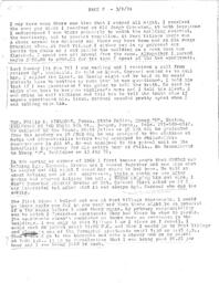 Investigator Notes - S. Phillip Viglione, State Trooper Testimony, March 1, 1974