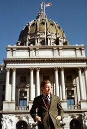 Portrait, In Front of the Pennsylvania Capitol