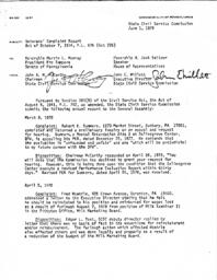 Veterans' Complaint Report, 1979-06-01