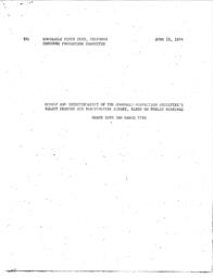 Report and Recommendation of the Consumer Protection Committee's Select Hearing Aid Subcommittee Report, Based on Public Hearings, March 26 and March 27, June 10, 1974