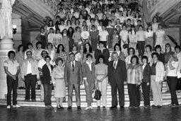 Group Photo in the Main Rotunda, Members, Senate Member, Students