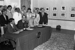 Bill Signing at the Governor's Mansion, Members