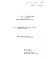 Angelo Carcaci Case, Exhibit J, Brief Contra Contempt Action, January 29, 1974