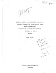 LEAA Grants, Exhibit J-N, Draft Review of Policies and Procedures, June 1972