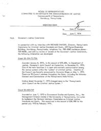 Thompson File on Richard Snyder and Suzanne Yenchko