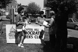 Rally at Riverfront, Capitol Hill Democratic Women's Club, Reporter