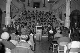 Martin Luther King Day Celebration in the Main Rotunda, Attorney General, Choir, Clergy, Governor, Members