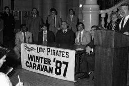 Press Conference Welcoming the Pirates Winter Caravan '87, Main Rotunda, Members, Pittsburgh Pirates Organization