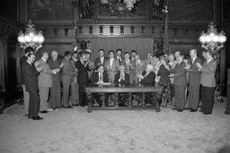 Bill Signing in Governor's Reception Room, Guests, Members