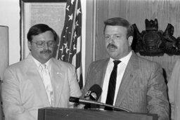 Grant Presentation in Representative's Office, Mayor of Harrisburg, Members