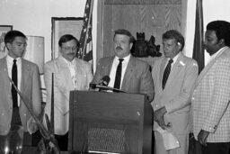 Grant Presentation in Representative's Office, Guests, Mayor of Harrisburg, Members, Senate Members