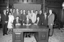 Bill Signing in Governor's Reception Room, Lieutenant Governor, Members