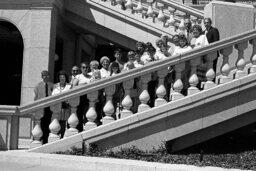 Group Photo on the East Wing Steps, Capitol and Grounds, Members, Senate Members, Students