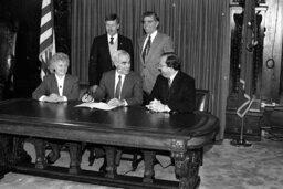 Bill Signing in Governor's Reception Room, Members, Secretary of Education