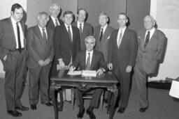 Bill Signing at the State Museum, Lieutenant Governor, Members, Senate Members, State Librarian
