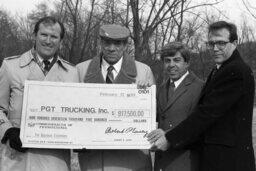 Grant Presentation and Groundbreaking of PGT Trucking Co., Secretary of Commerce,  Beaver County