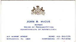 Business Cards from two different periods in time