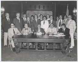 Group photograph for Bill Signing, House Bill 1817